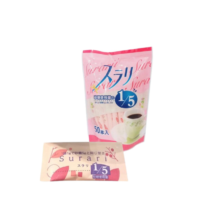 Nakanippon Calorie Reduction Sugar (Granulated) 1g x 50 Packs / スティックシュガー　スラリ