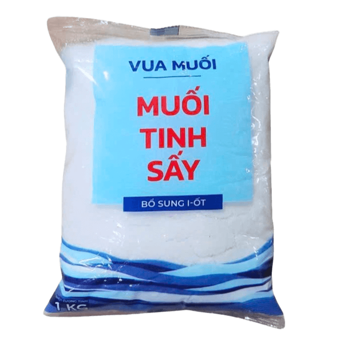 Muối Tinh Sấy I Ốt Vua Muối 1kg