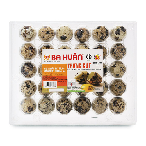 Trứng Cút Ba Huân Vỉ 30 Trứng