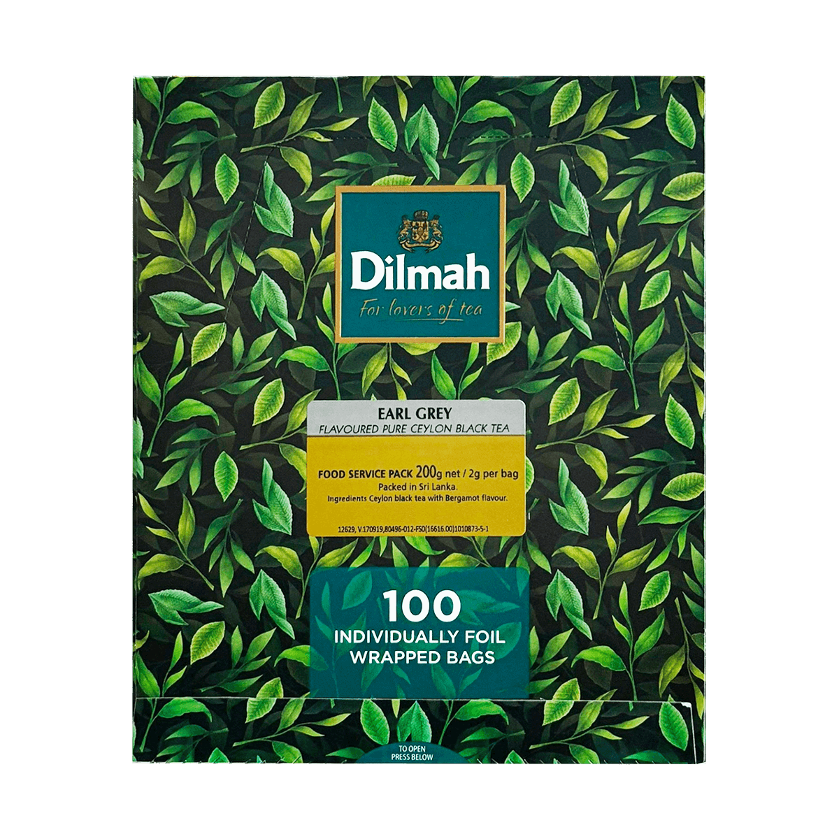 Dilmah Earl Grey 2g Tea x 100 Packs