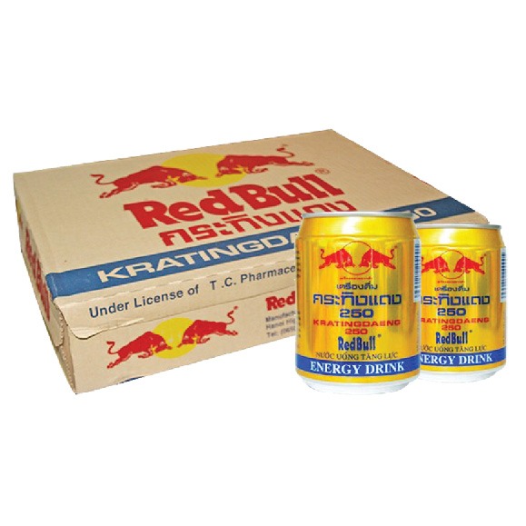 [Thùng] Nước Tăng Lực RedBull 250ml x 24 Lon