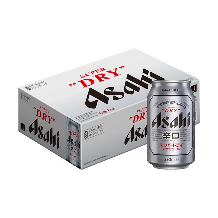 [Thùng] Bia Asahi Super Dry 330ml x 24 Lon