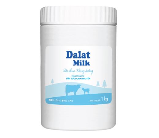 Dalat Milk Yogurt No Sugar 1kg