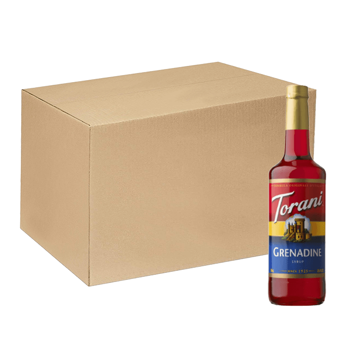 [Thùng] Sirô Lựu Grenadine Torani Classic 750ml x 12 Chai