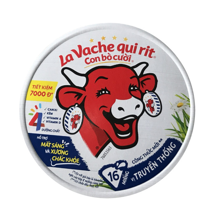 Phô Mai Con Bò Cười Vị Truyền Thống 16M 224g