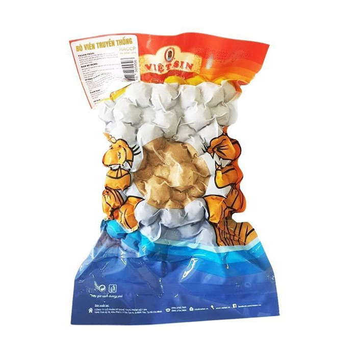 Bò Viên Truyền Thống Đông Lạnh Việt Sin 500g