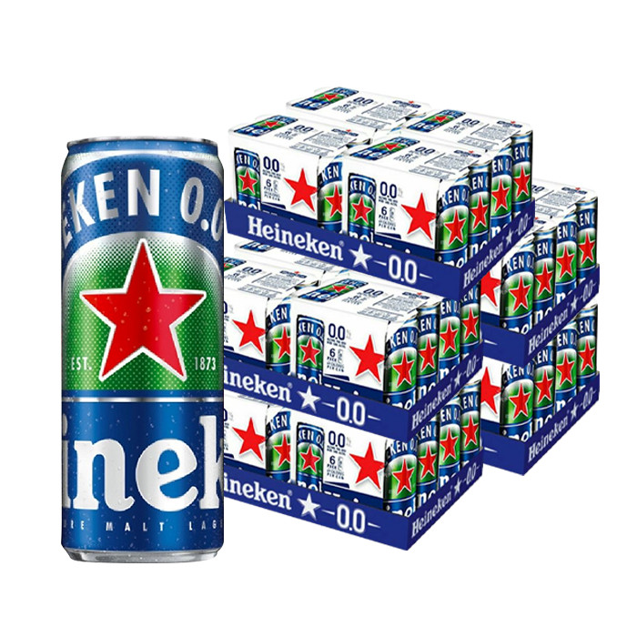 [Thùng] Bia Heineken 0% Độ Cồn 330ml x 24 Lon x 5 Thùng