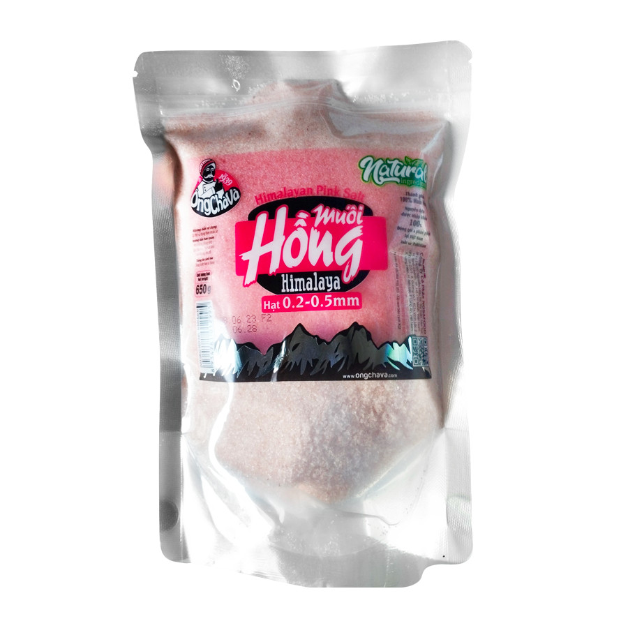 Muối Hồng Himalaya Nosafood 0.2-0.5mm 650g