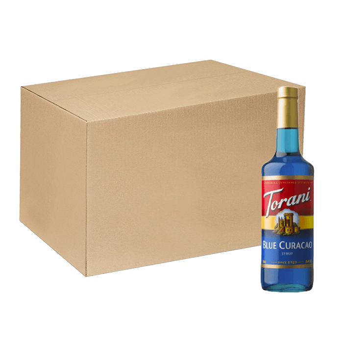 [Thùng] Sirô Curacao Xanh Dương Torani Classic 750ml x 12 Chai
