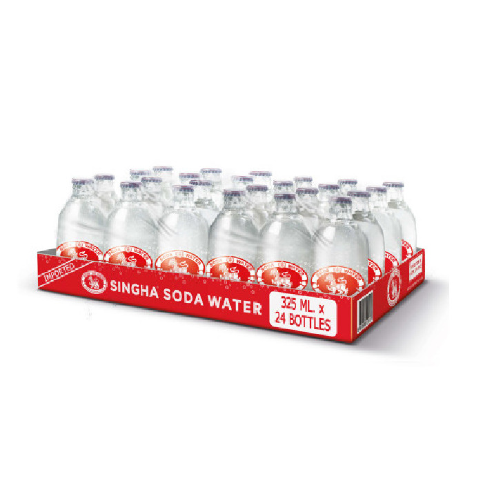 [Thùng] Nước Soda Có Gas Singha 325ml x 24 Chai