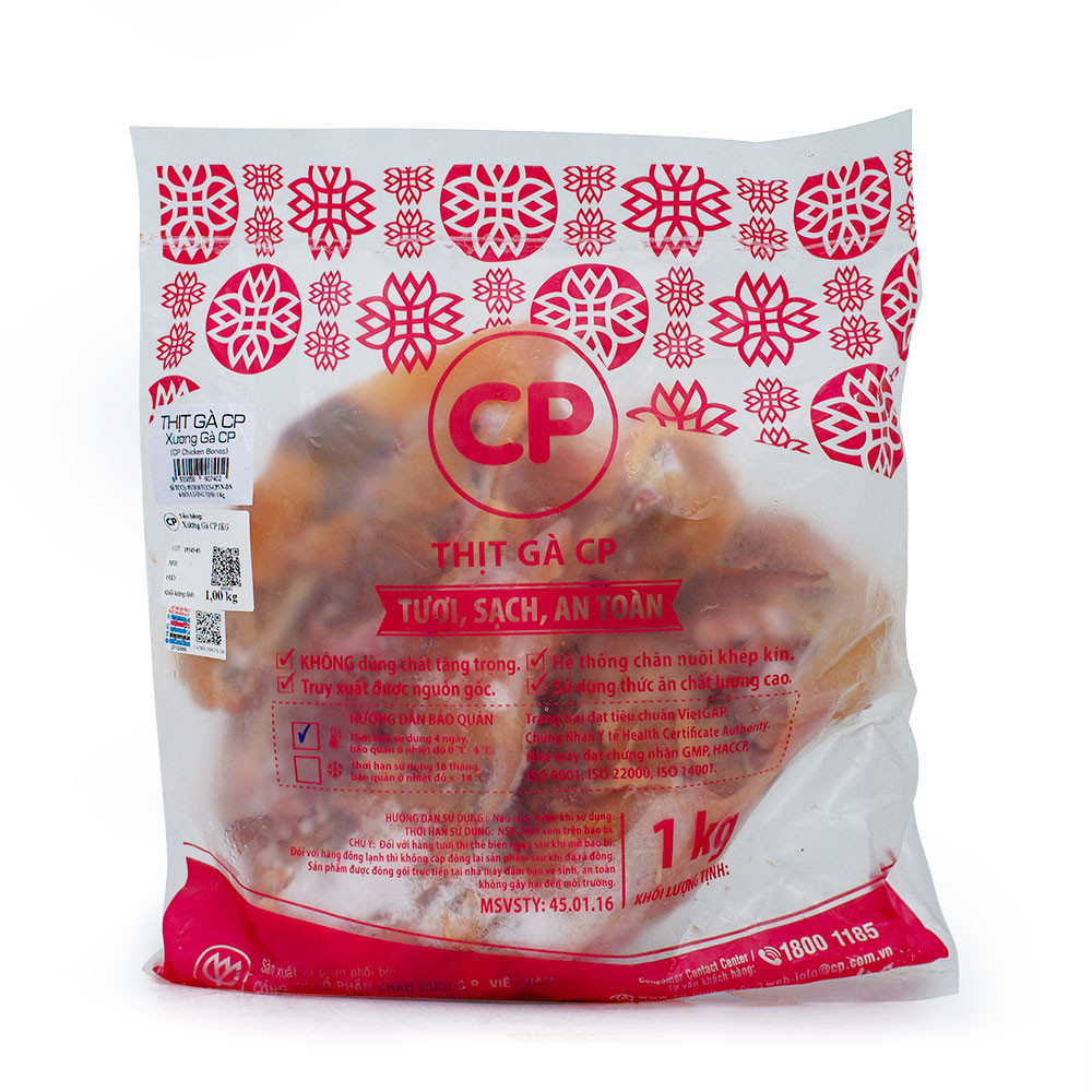 Xương Gà Đông Lạnh CP Gói 1kg
