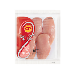 Ức Gà Phi Lê Không Da Tươi CP Gói 1kg