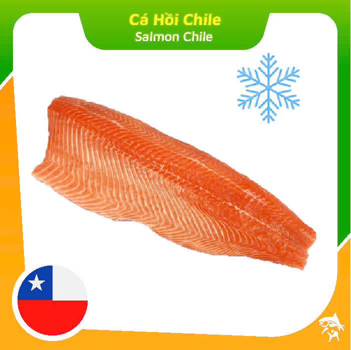 Cá Hồi Phi Lê Đông Lạnh 1.8 - 2.2kg/ Miếng (Mua Miếng Tính Tiền Kg)