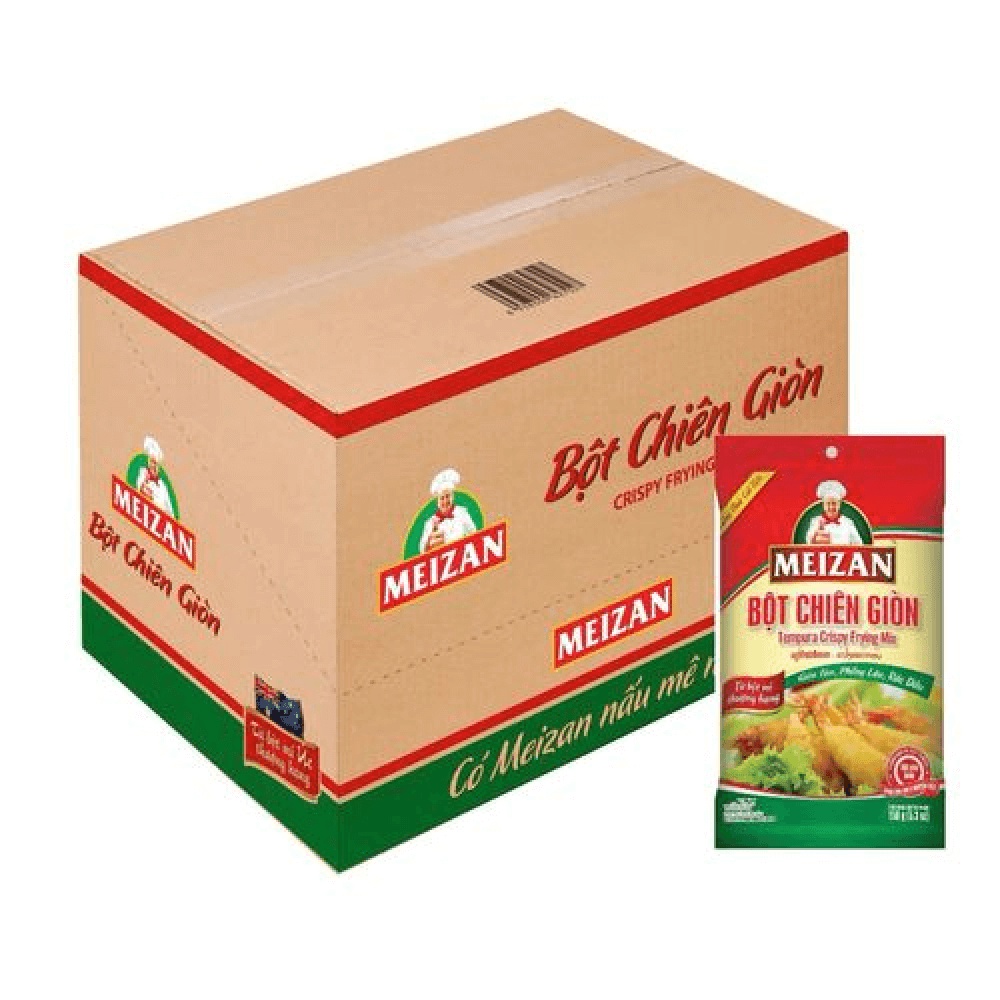 [Thùng] Bột Chiên Giòn Meizan 1kg x 10 Gói