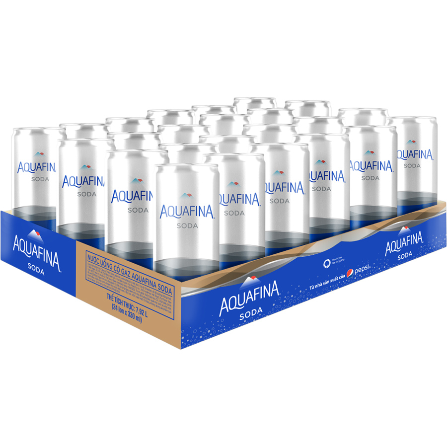 [Carton] Aquafina Soda Water 320ml x 24 Cans