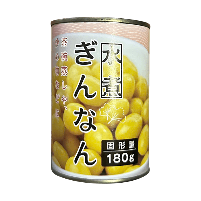 Kobe Bussan Seasoned Stewed Ginkgo Nuts 290g / ぎんなん水煮缶詰