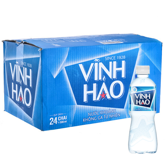 [Carton] Vinh Hao Mineral Water PET 500ml x 24 Bottles