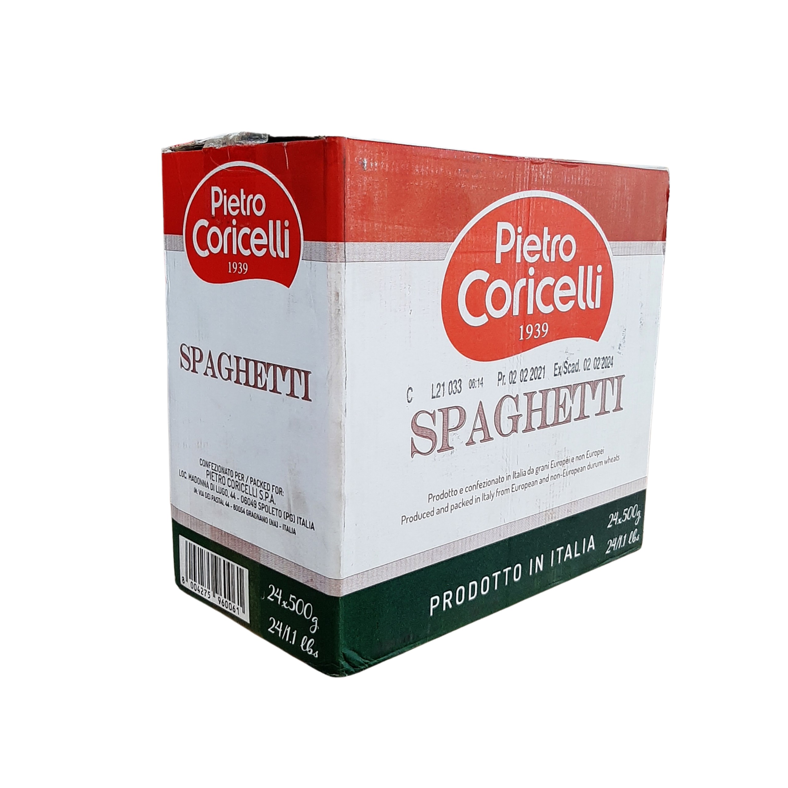 [Thùng] Mì Spaghetti Pietro Coricelli 500g x 24 Gói