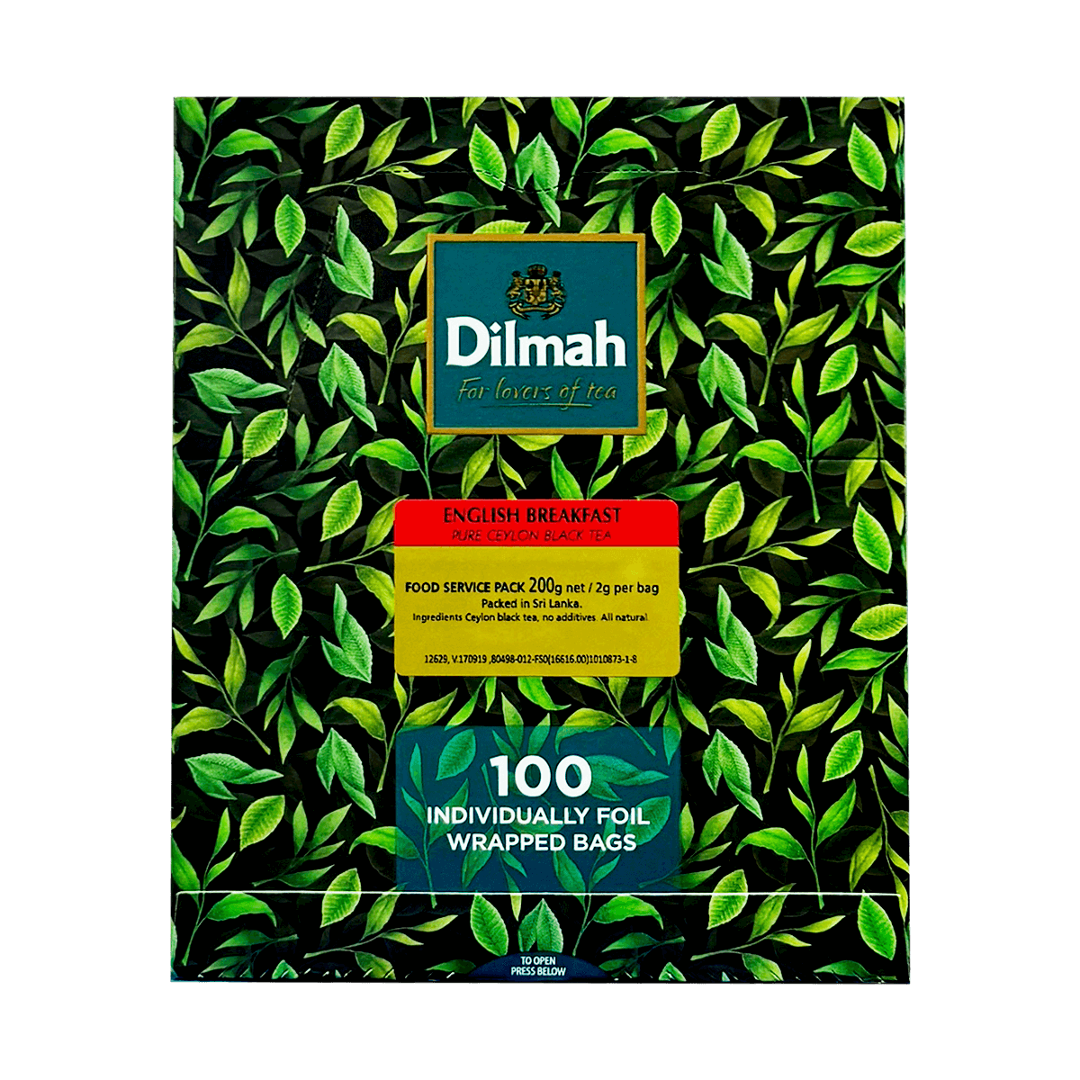 Dilmah English Breakfast Tea 2g x 100 Packs