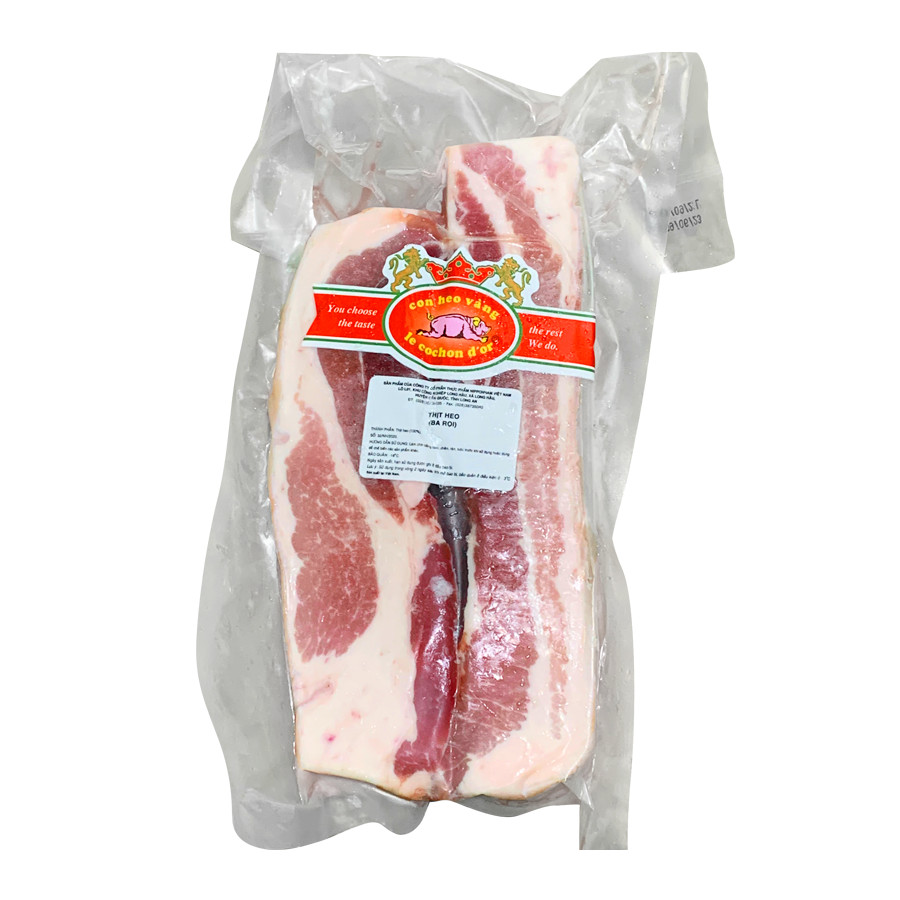 Ba Rọi Đông Lạnh NH Foods 1kg (Mua gói tính tiền kg)