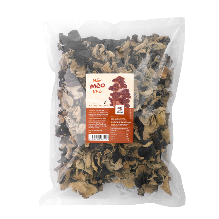 Nấm Mèo Khô (Mộc Nhĩ Khô)