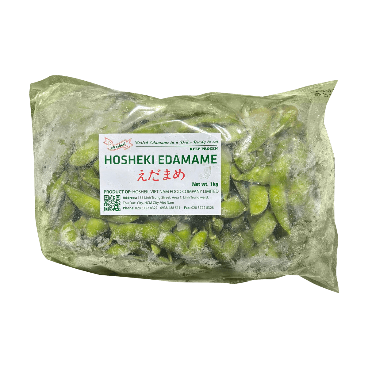 Đậu Nành Nhật Loại Trái Đông Lạnh Edamame 1kg