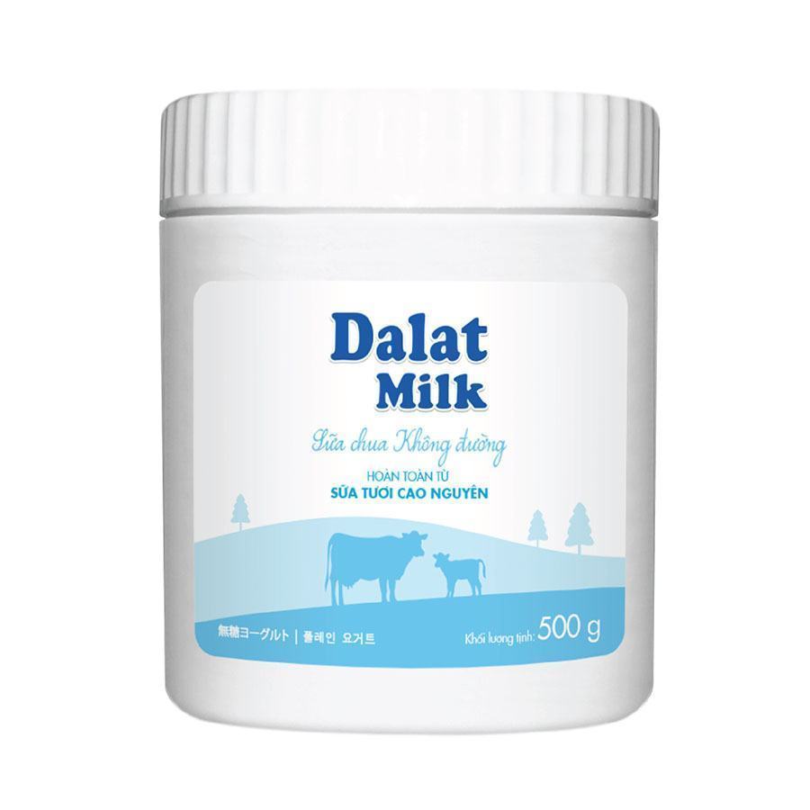 Dalat Milk Yogurt No Sugar 500g