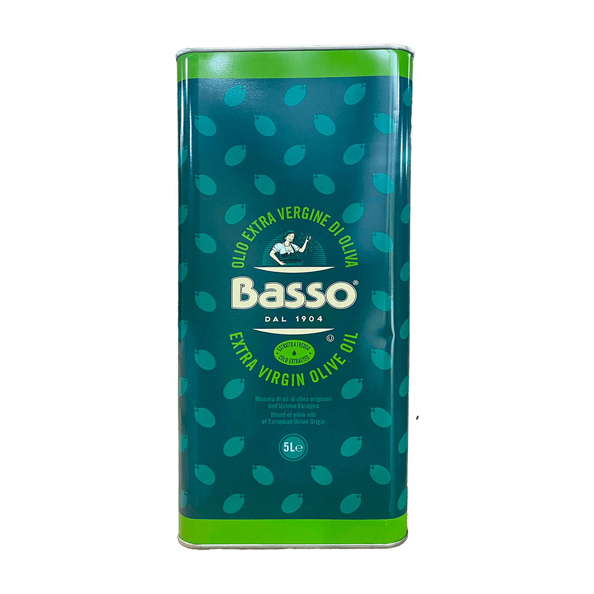 Dầu Oliu Extra Virgin Basso 5L