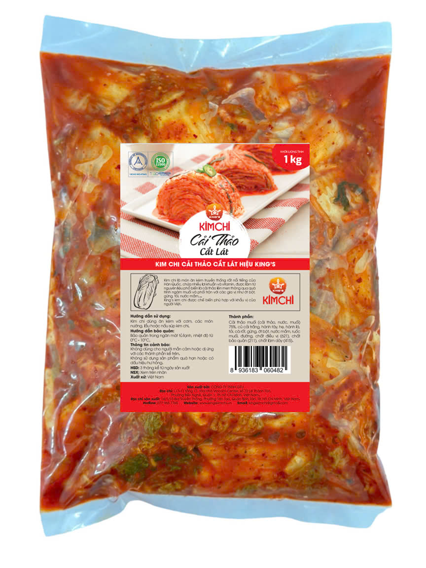 King's Sliced Napa Cabbage Kimchi 1kg