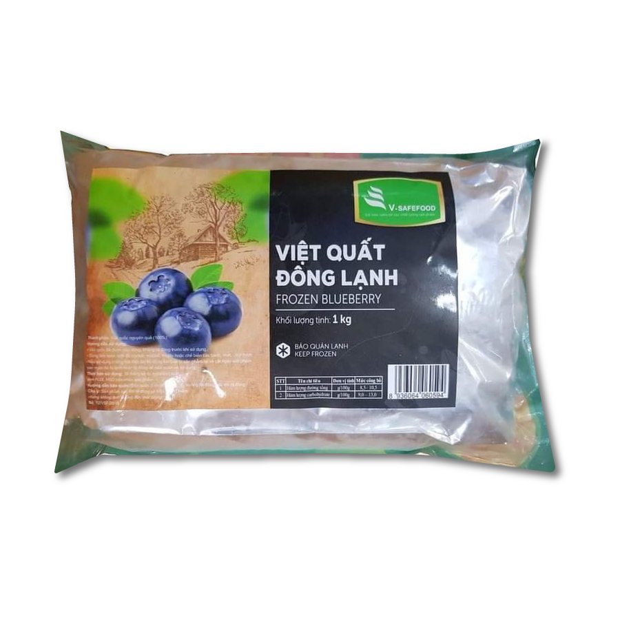 Việt Quất Đông Lạnh V-Safefood 1kg