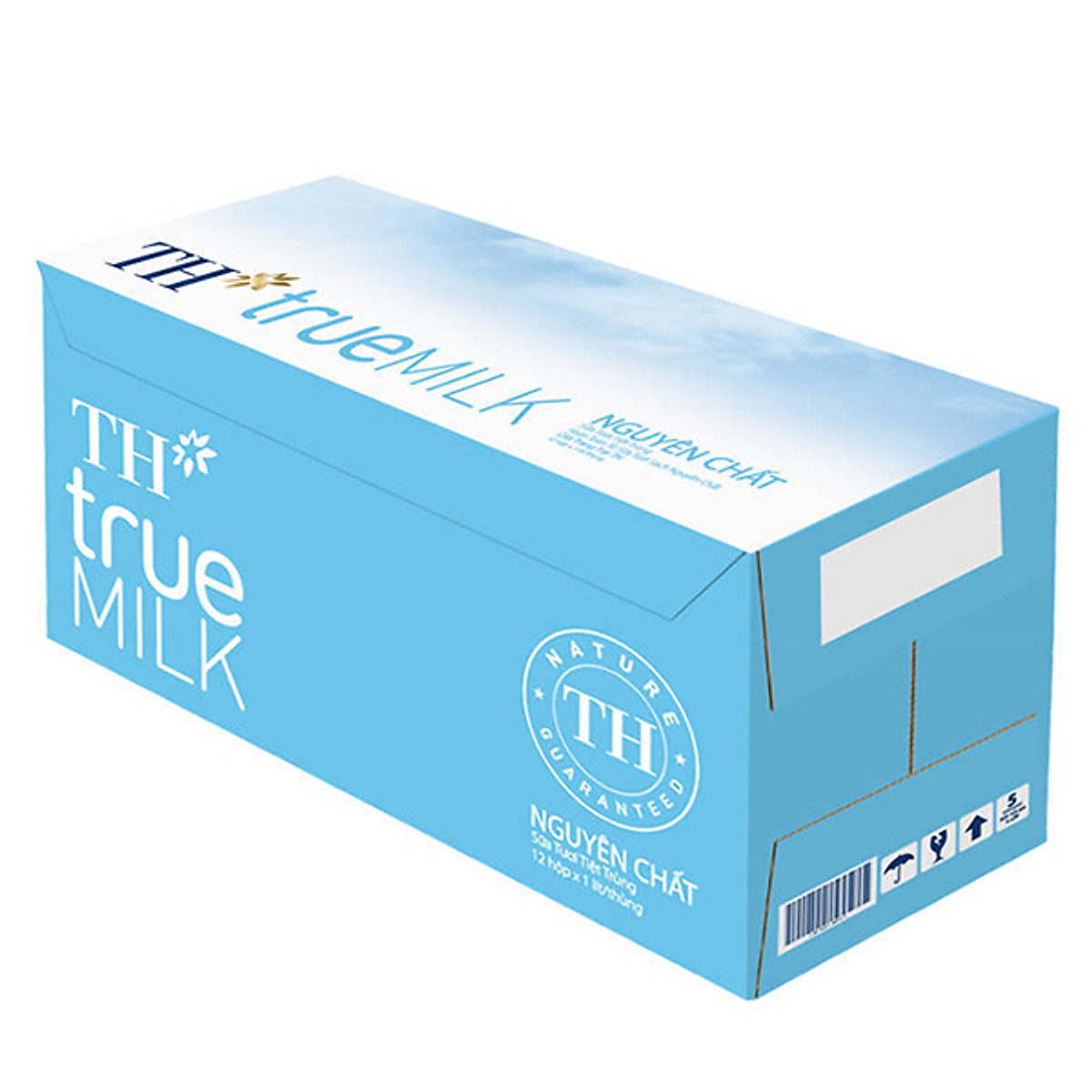 [Thùng] Sữa Tươi Tiệt Trùng Nguyên Chất TH True Milk (Không Đường) 1L x 12 Hộp