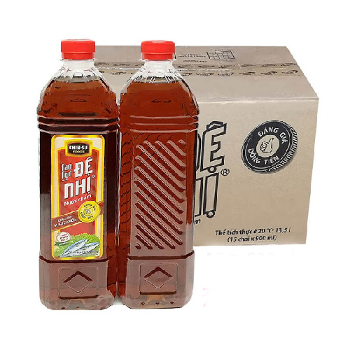 [Thùng] Nước Mắm Nam Ngư Đệ Nhị 900ml x 15 Chai