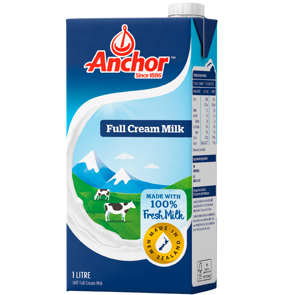Sữa Tươi Tiệt Trùng Anchor 1L