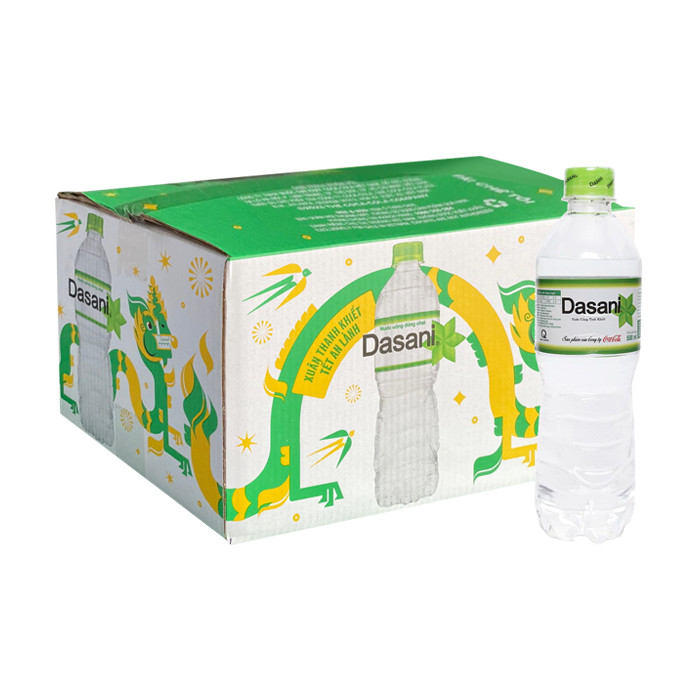 [Thùng] Nước Suối Dasani 510ml x 24 Chai