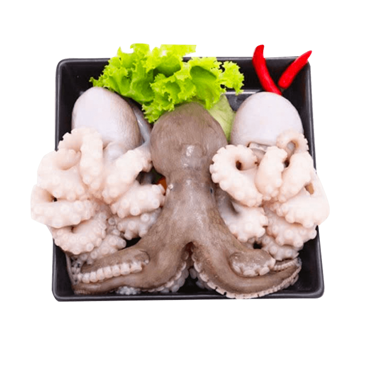Bạch Tuộc Hai Da Đông Lạnh Size 10 - 12 Con/ Kg Vĩ 500g