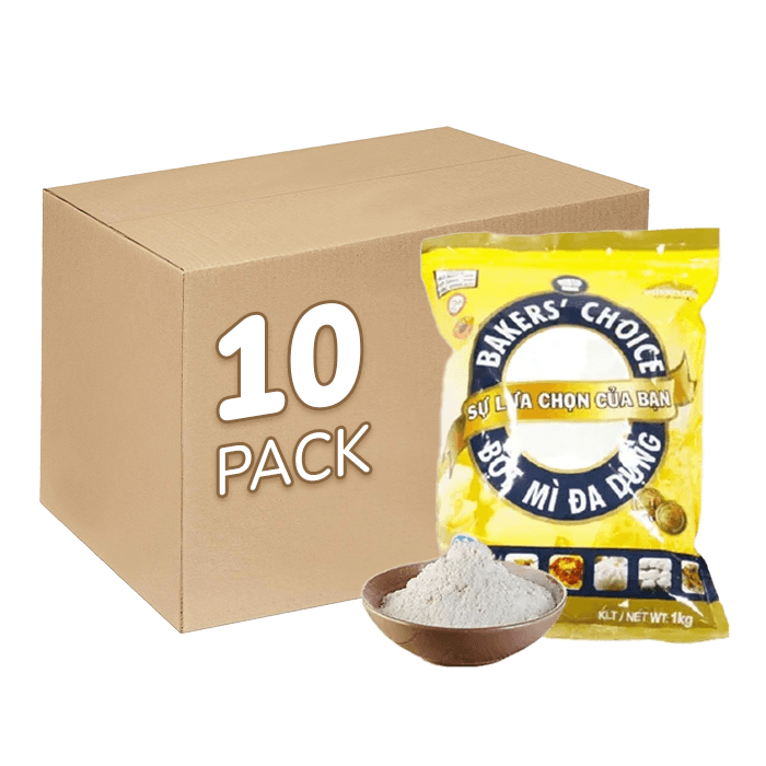 [Thùng] Bột Mì Đa Dụng Bakers' Choice 1kg Số 11 x 10 Gói