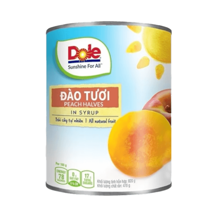 Đào Tươi Ngâm Dole 820g