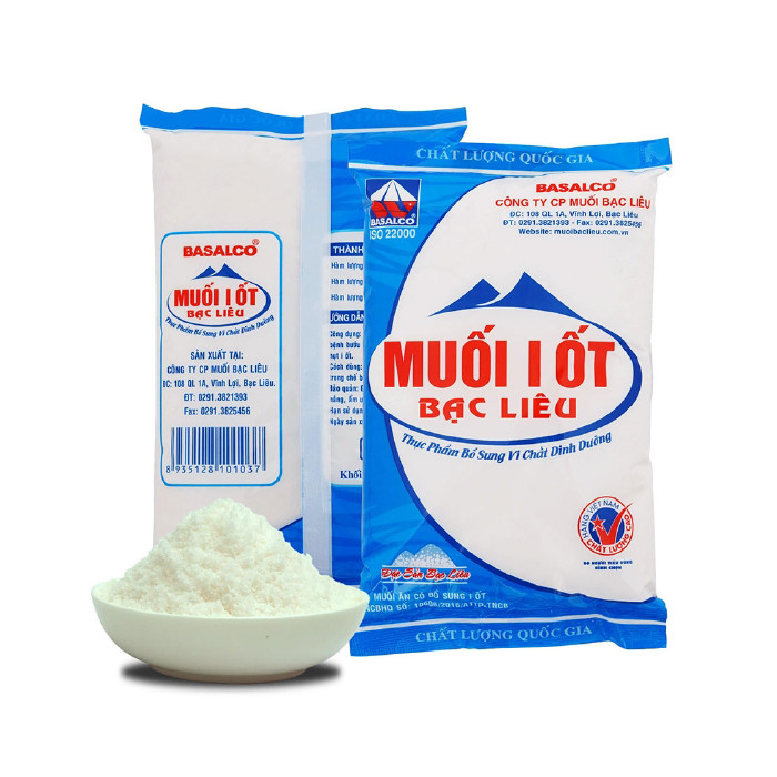 Muối I Ốt Bạc Liêu 1kg