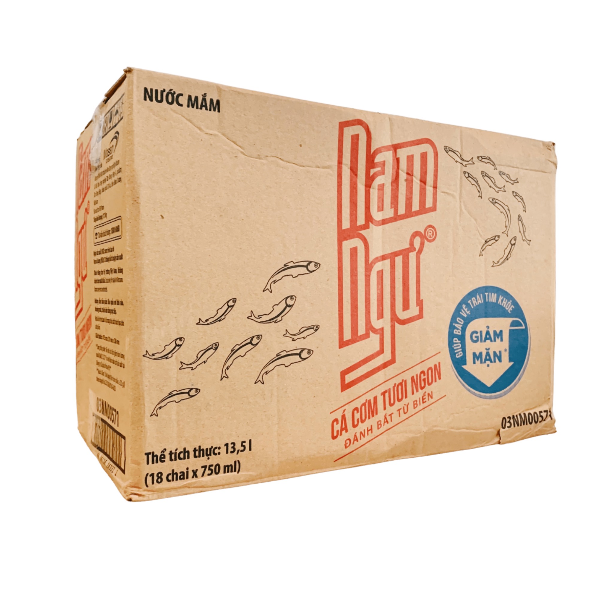 [Thùng] Nước Mắm Nam Ngư 750ml x 18 Chai