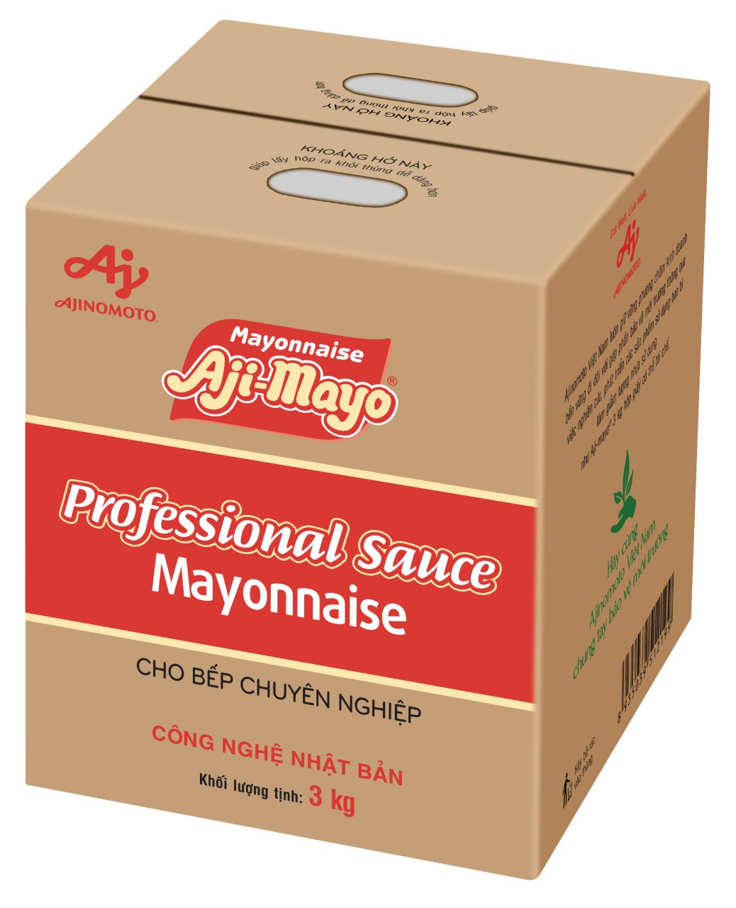 Xốt Mayonnaise Ajinomoto Hộp Giấy 3kg