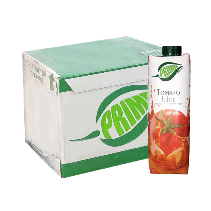 [Thùng] Nước Ép Cà Chua Prima 100% 1L x 12 Hộp