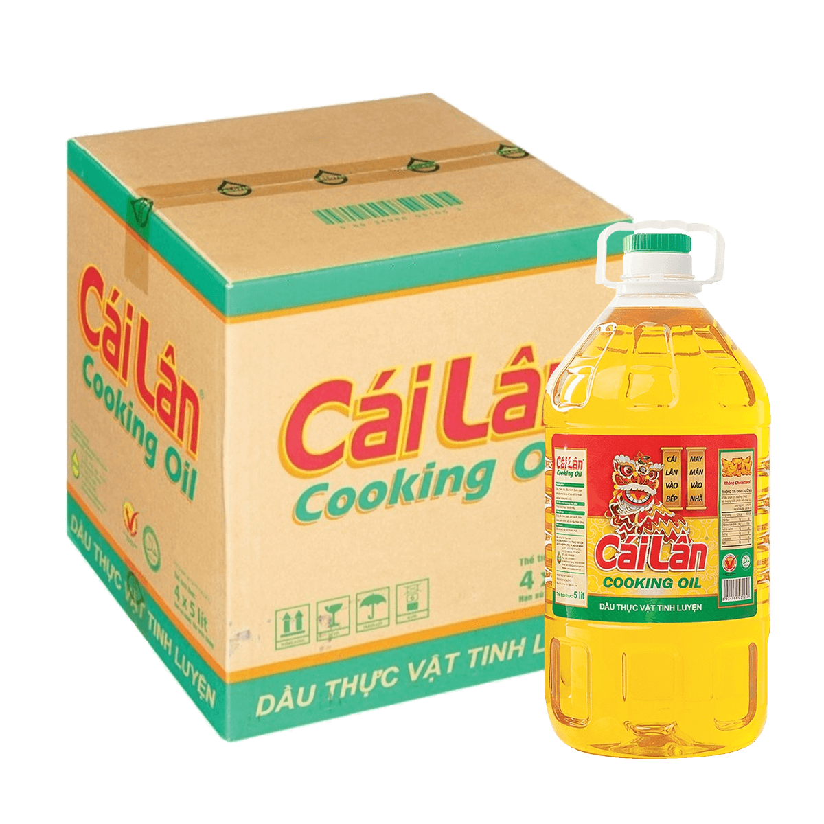 [Thùng] Dầu Ăn Cái Lân 5L x 4 Chai