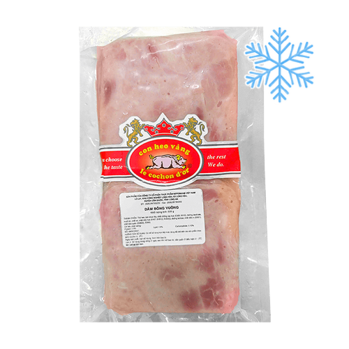 Dăm Bông Vuông Cắt Lát Đông Lạnh NH Food 500g
