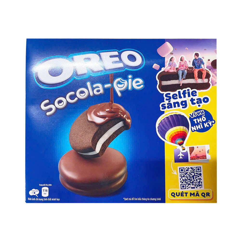Bánh Oreo Pie Socola 336g