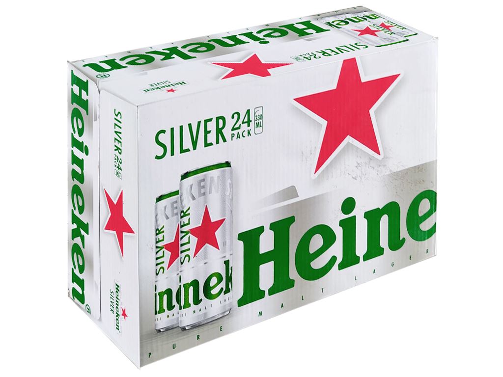 [Carton] Heineken Silver 330ml x 24 Cans