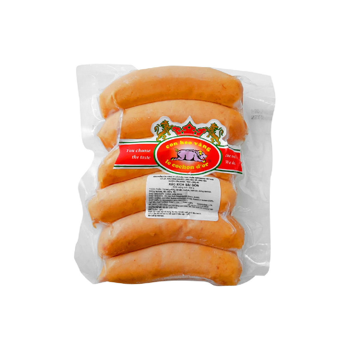 Xúc Xích Sài Gòn Xông Khói Đông Lạnh NH Foods 500g