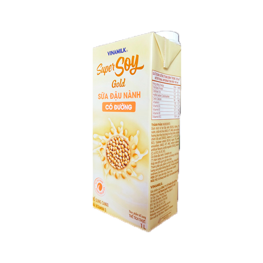 Sữa Đậu Nành SuperSoy Có Đường 1L