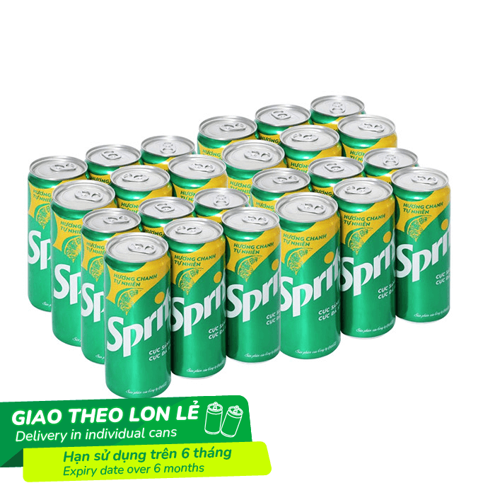 Combo 24 Lon Lẻ Sprite 320ml