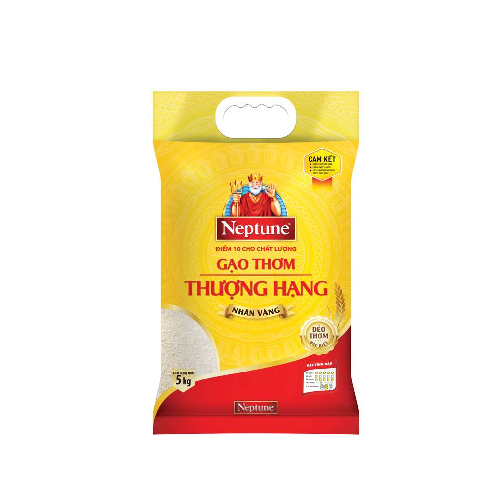 Gạo Neptune Nhãn Vàng 5kg