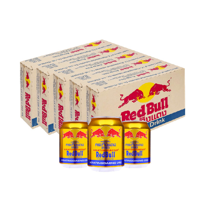 [Thùng] Nước Tăng Lực RedBull Thái 250ml x 24 Lon x 5 Thùng